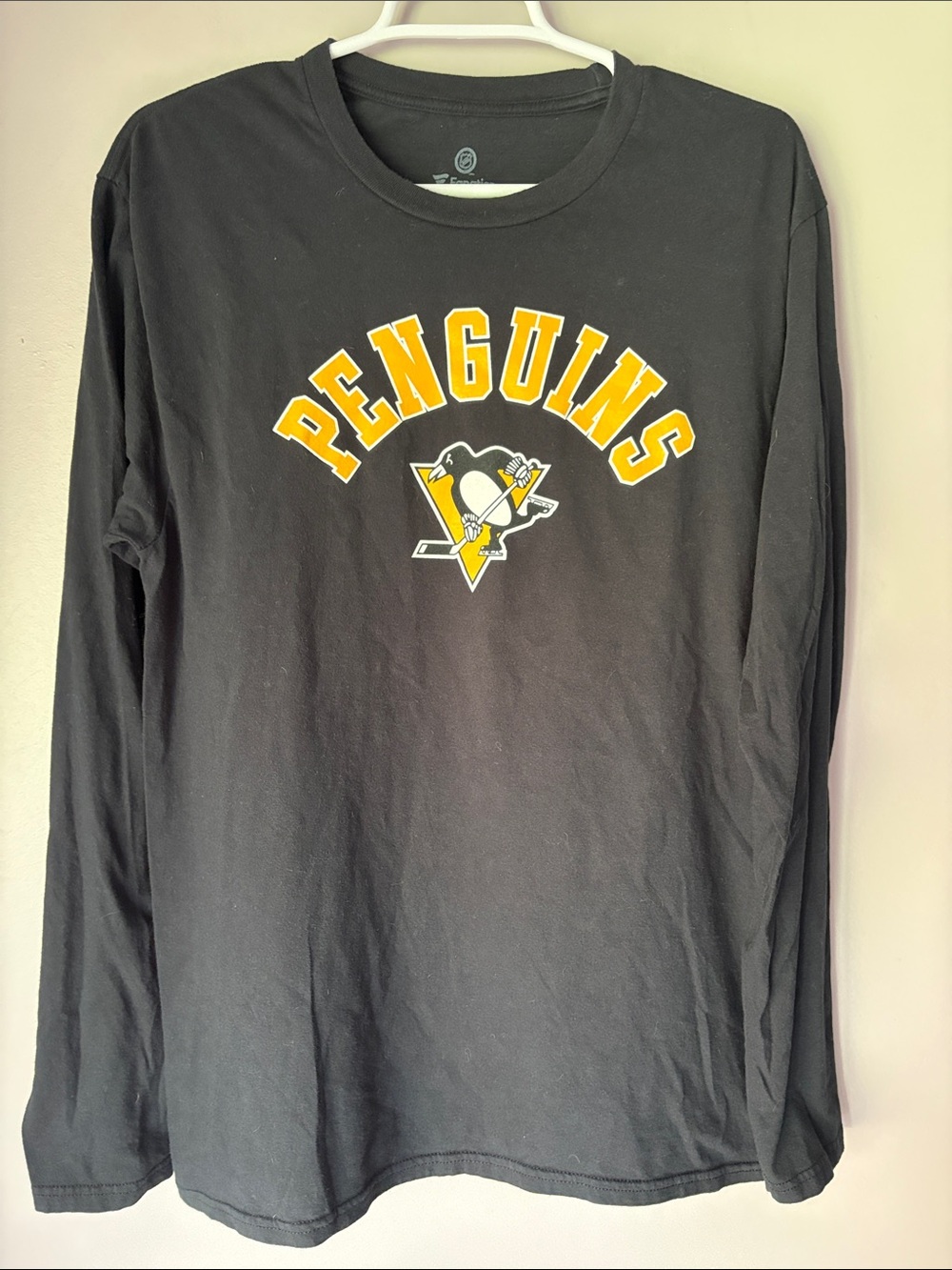 Fanatics NHL Penguins Black Graphic Long Sleeve
